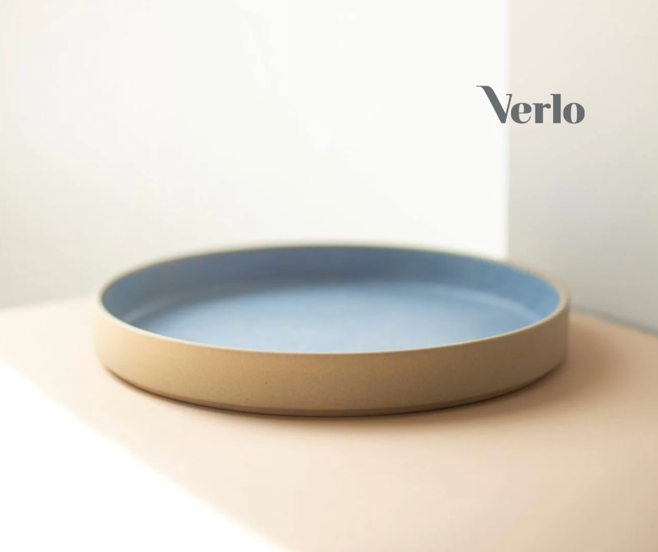 Taldrik 22cm Verlo Woda, portselan, sinine