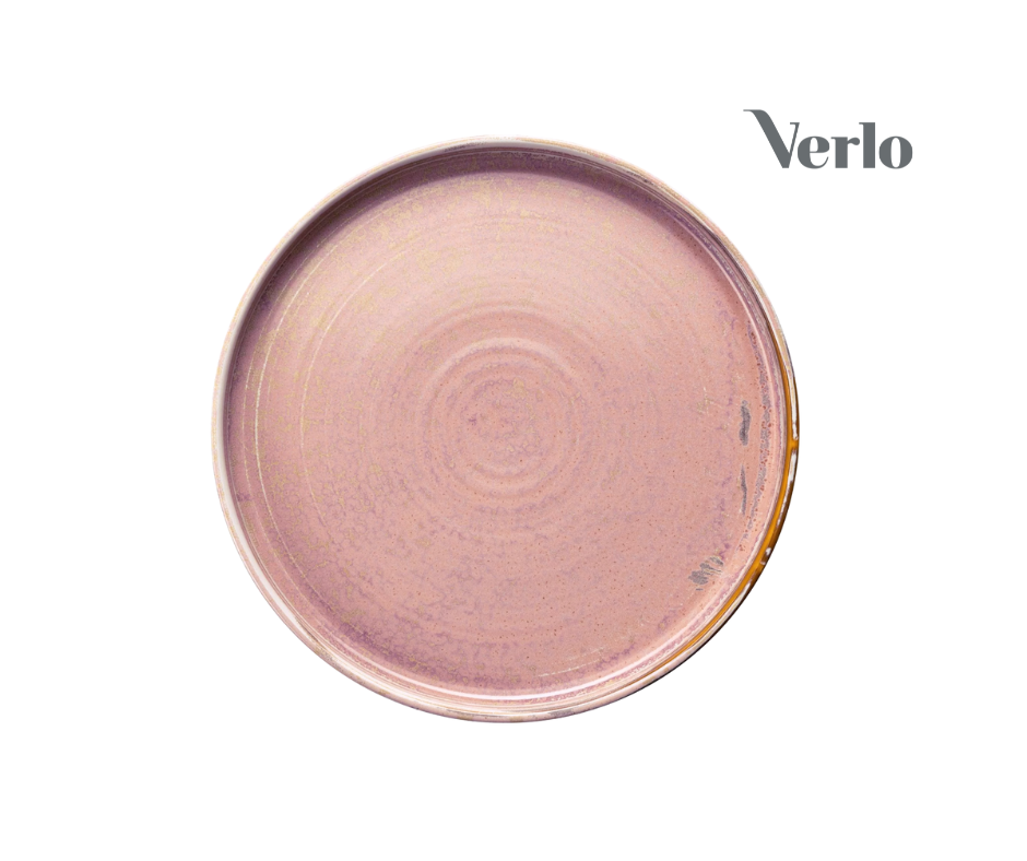 Taldrik 25cm Verlo Zorza, portselan, puuderroosa