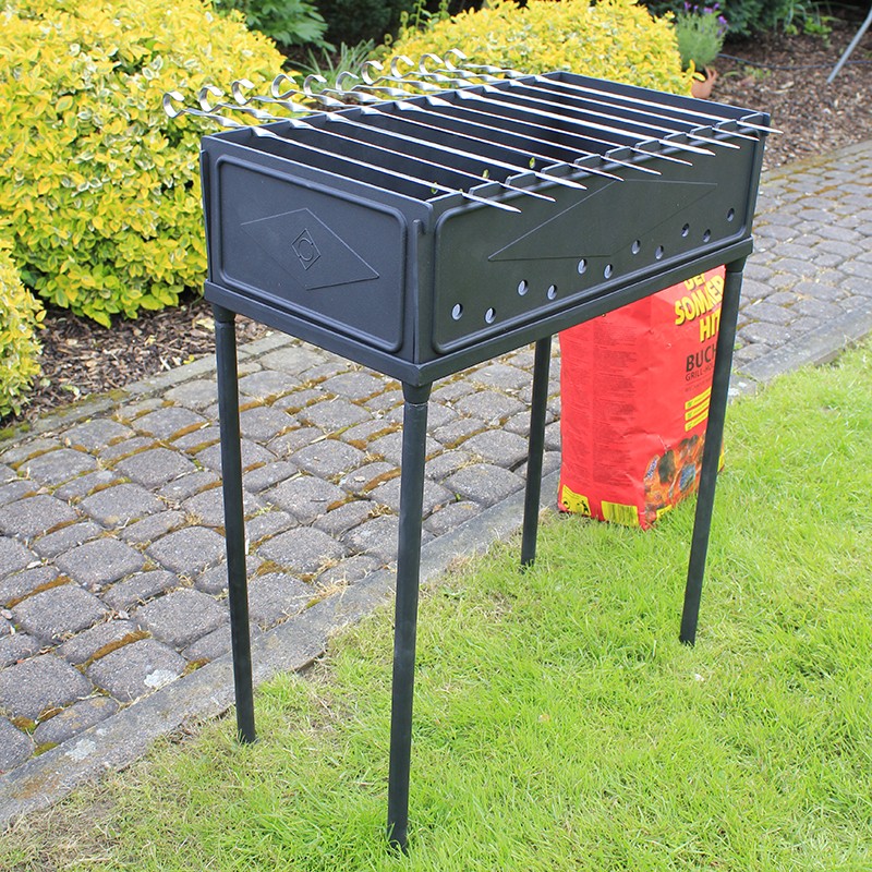 Malmist kokkupandav grillvann kotiga, 55x30cm