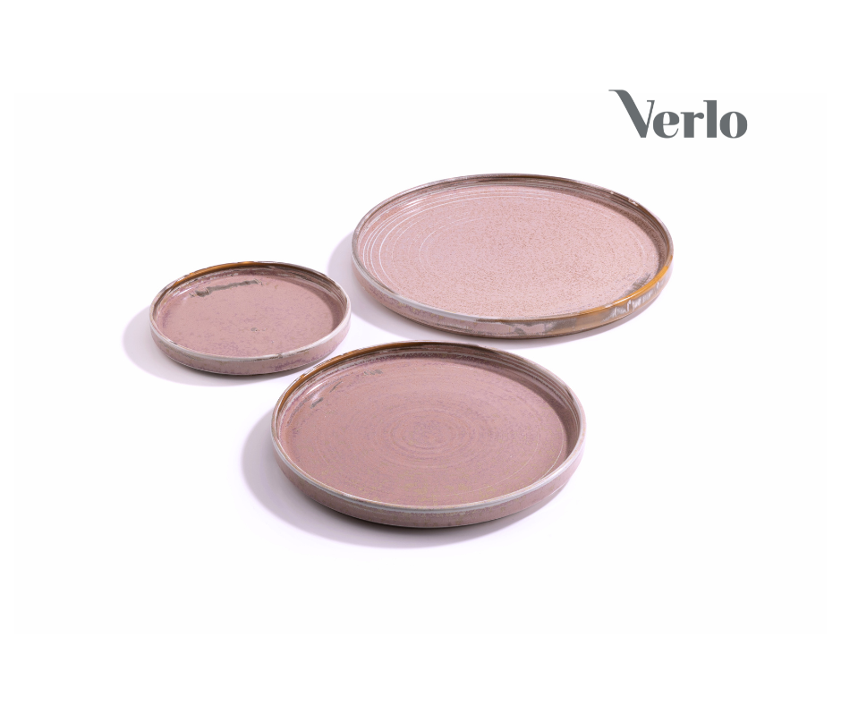 Taldrik 18cm Verlo Zorza, portselan, puuderroosa