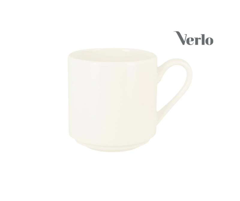Tass ladustatav 260 ml Verlo Forte, portselan, elevandiluu valge