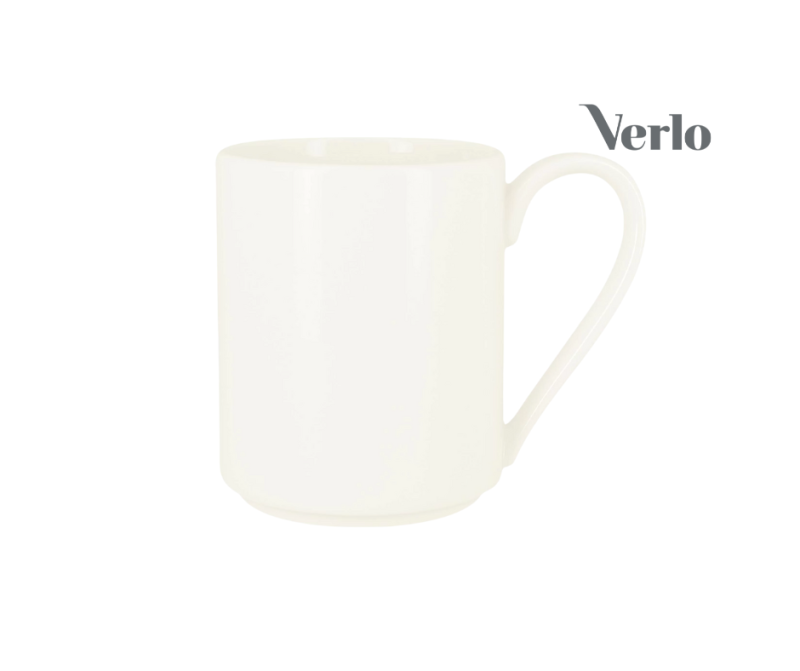 Kruus ladustatav 360 ml Verlo Forte, portselan, elevandiluu valge