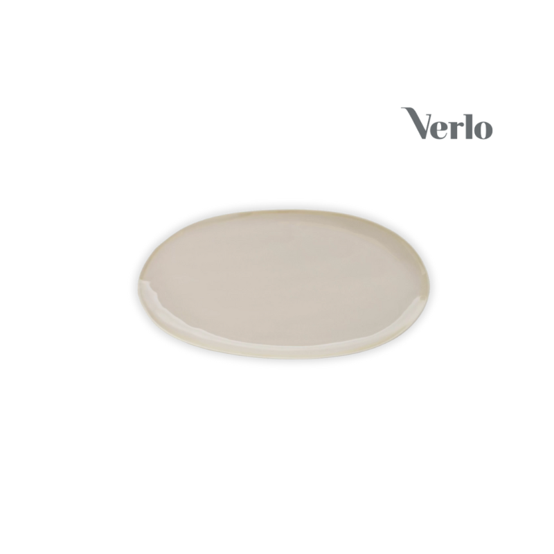 Ovaalne vaagen serveerimistaldrik 26.5x14 cm Verlo Eter, portselan, beež