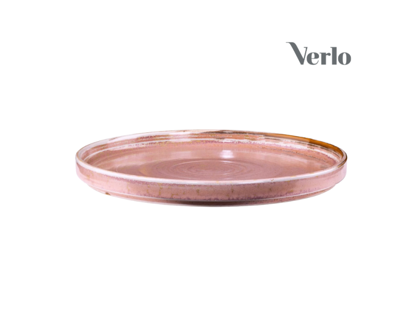 Taldrik 25cm Verlo Zorza, portselan, puuderroosa